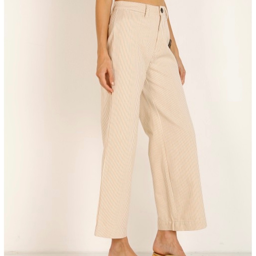 Rollas Pin Stripe Flare Pants
